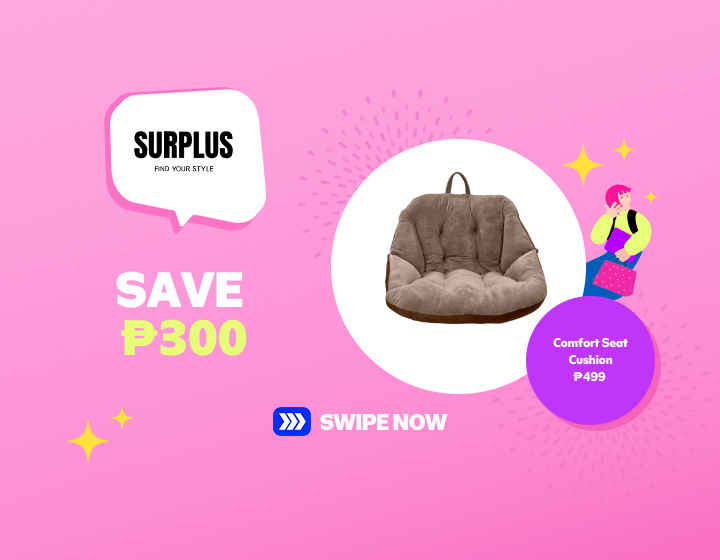 Save P300 when you buy a Comfort Seat Cushion using your SMAC