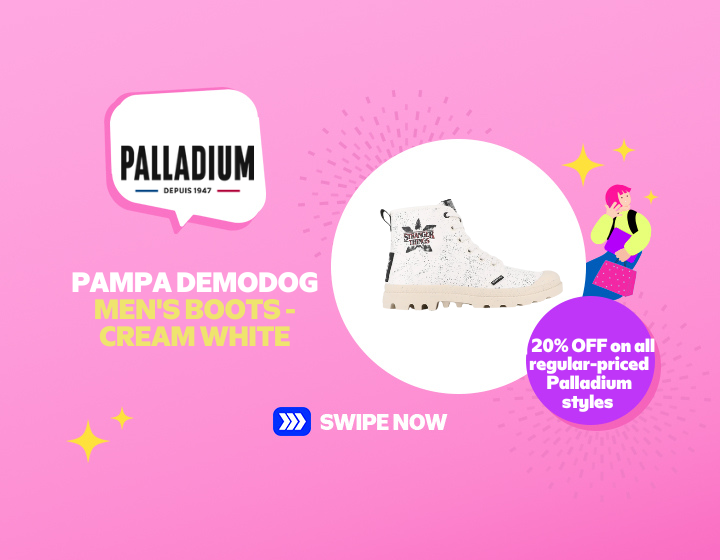 Palladium | 20% OFF on all regular-priced Palladium styles 