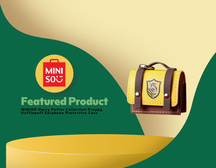 MINISO | Harry Potter Collection Preppy Hufflepuff Earphone Protective Case
