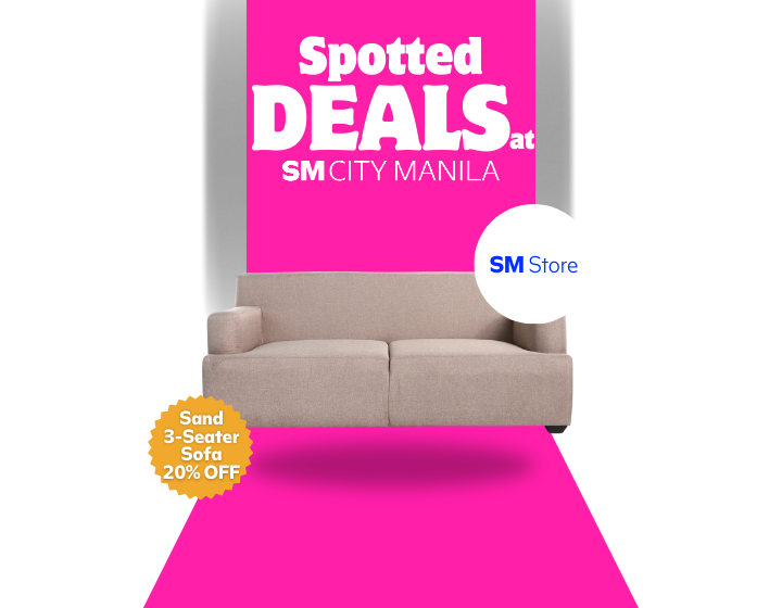 20% OFF on Sand 3-Seater Sofa