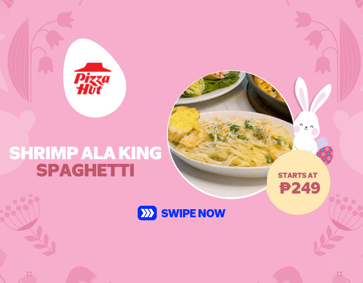 SHRIMP ALA KING SPAGHETTI FOR ONLY ₱249