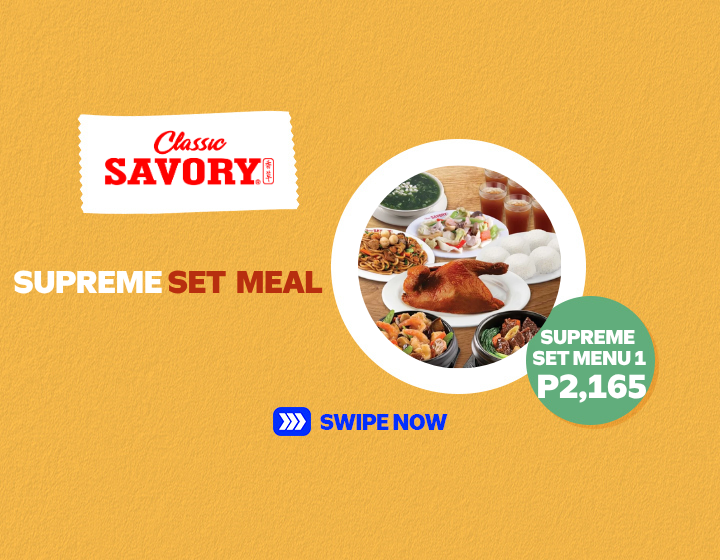CLASSIC SAVORY | SUPREME SET MEAL 1