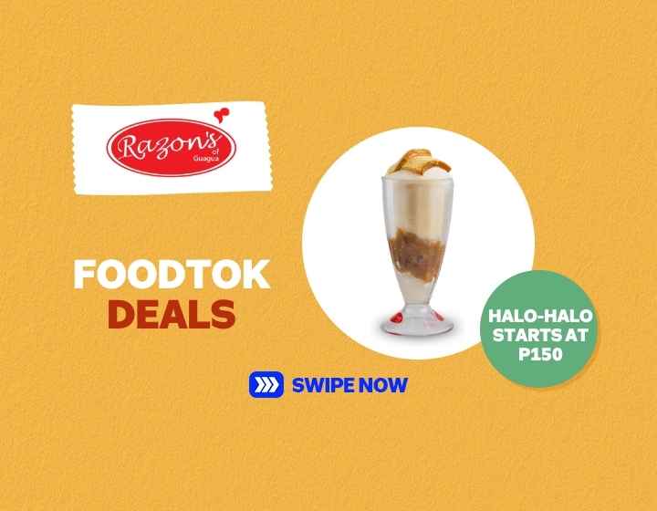 HALO-HALO STARTS AT P150