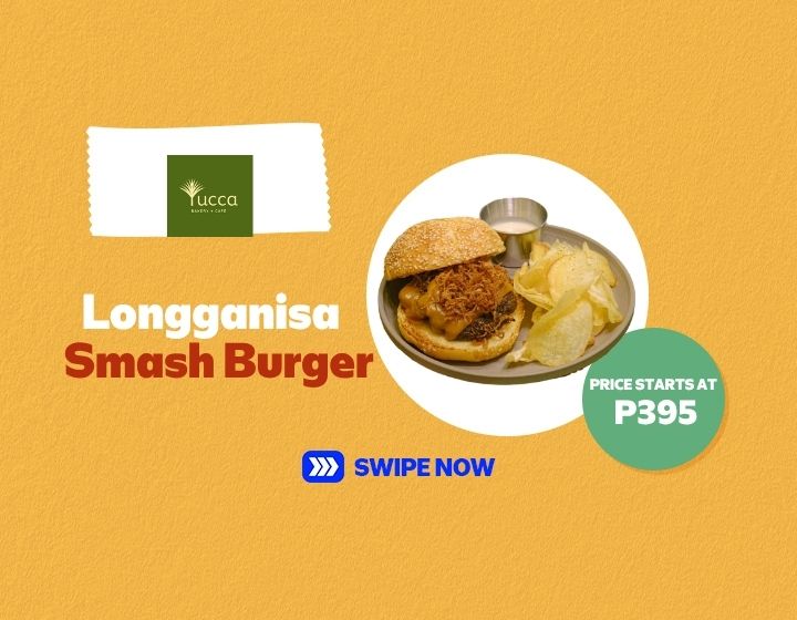 Yucca Bakery + Cafe | Longganisa Smash Burger
