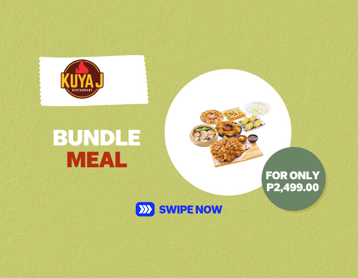 GET THE BUNDLE MEAL FOR ONLY P2499.00