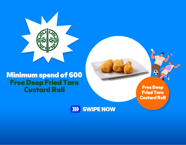 Minimum Spend 600 Get Free Deep Fried Taro Custard Roll