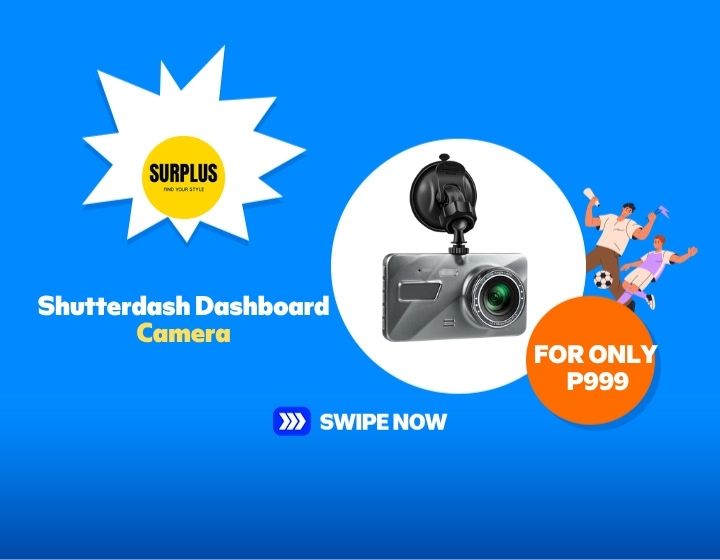 Make every drive safer and smarter this Dad’s Day! 🚗📸 Get the Shutterdash Dashboard Camera for only ₱999.00.  Available now at SM City General Santos—perfect gift for Dad’s everyday journeys!