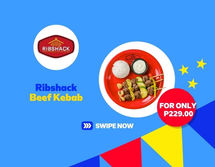 Satisfy your cravings with Ribshack’s flavorful Beef Kebab for only ₱229.00! 🥩🔥  Perfect for a hearty and delicious meal with family and friends. 😋  Visit Ribshack here at SM City General Santos today!