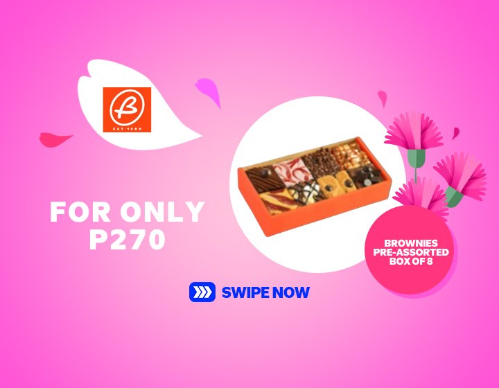 Brownies Pre-Assorted Box of 8 for only P 270