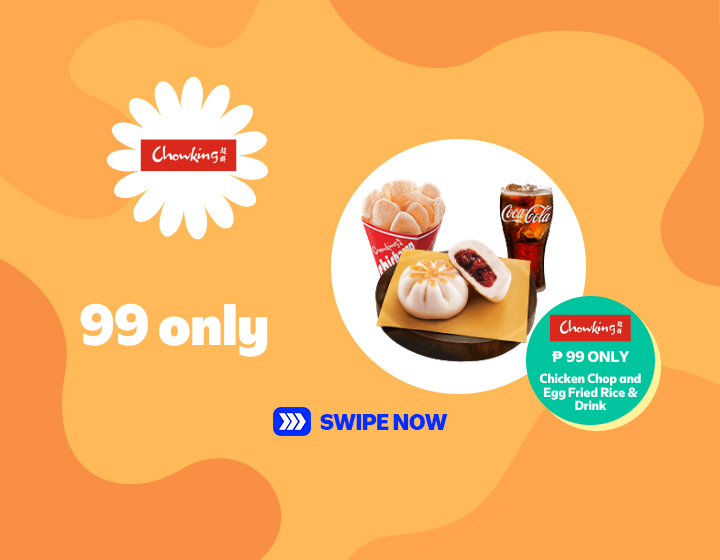 SMMR | CHOWKING | FRIED SIOPAO AND CHICHARAP WITH DRINK FOR ONLY P99 