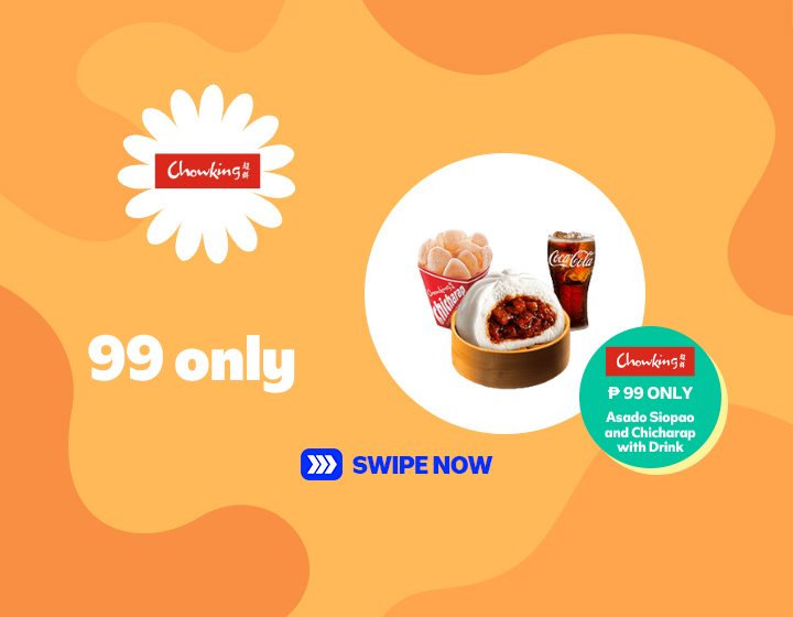 SMMR | CHOWKING | ASADO SIOPAO WITH CHICHARAP AND DRINK FOR ONLY 99
