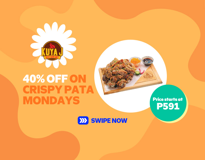 40% OFF ON CRISPY PATA ON MONDAYS
