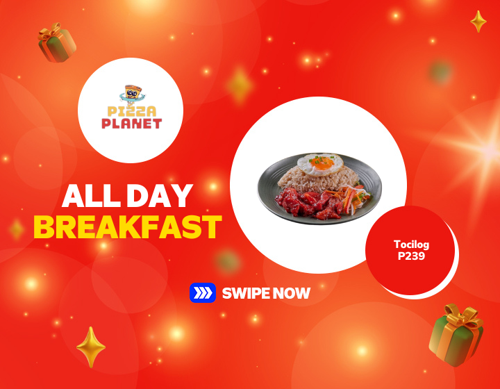 Enjoy All Day Breakfast Tocilog for only P239
