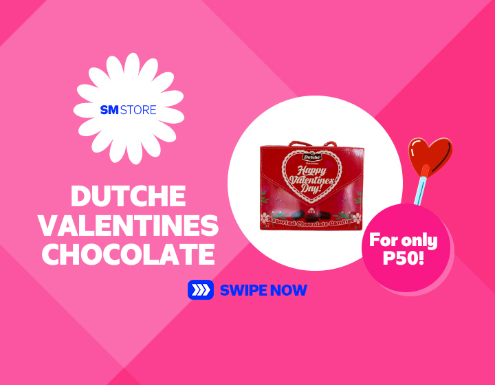 SM STORE I DUTCHE VALENTINES CHOCOLATE FOR ONLY 50!