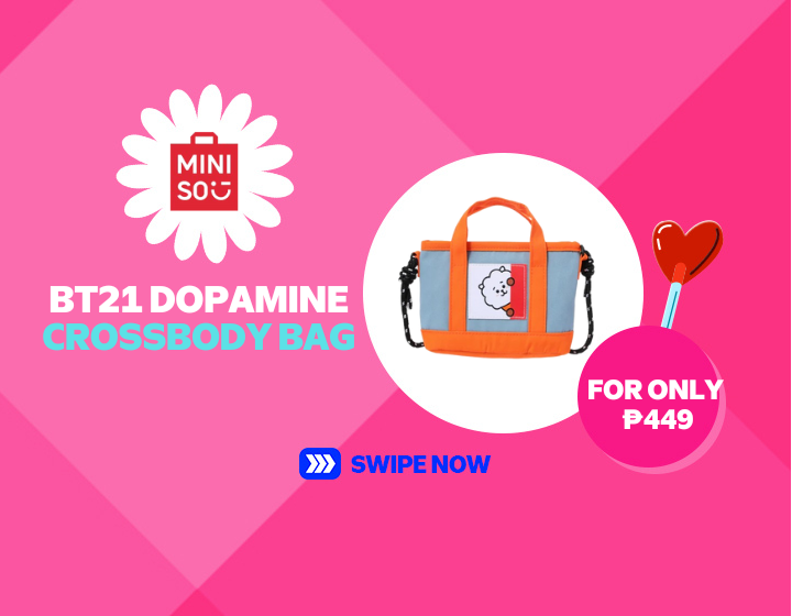 MINISO BT21 DOPAMINE CROSSBODY BAG  