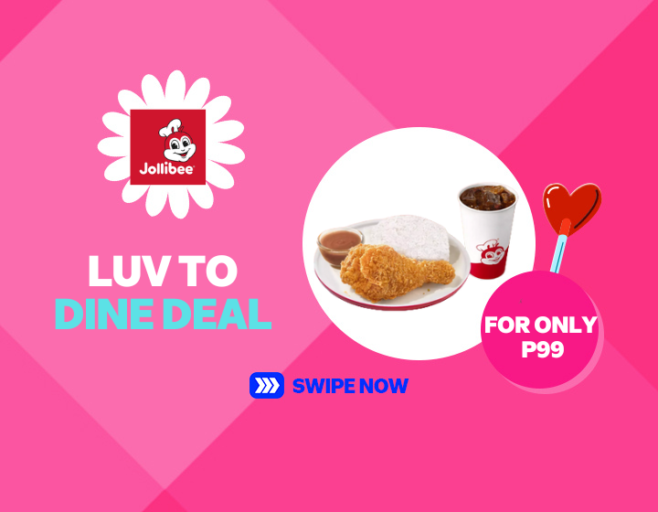 JOLLIBEE 1-PC CHICKEN SARAP SAVER MEAL FOR P99