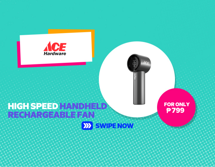 ACE HIGH SPEED HANDHELD FAN