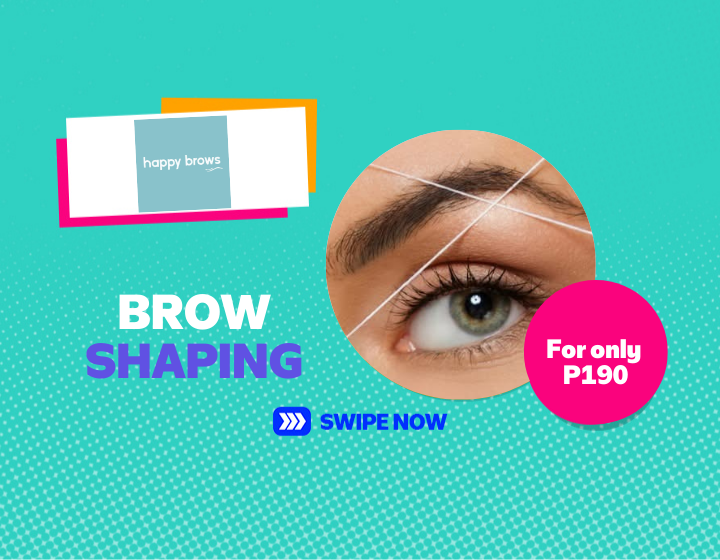 LEVEL UP SELF-CARE WITH BROW SHAPING FOR ONLY ₱190