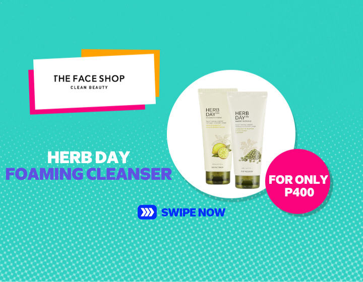 THE FACE SHOP HERB DAY FOAMING CLEANSER
