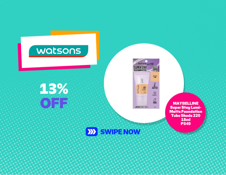 Enjoy 13% OFF on 18ml MAYBELLINE Super Stay Lumi-Matte Foundation Tube Shade 220 