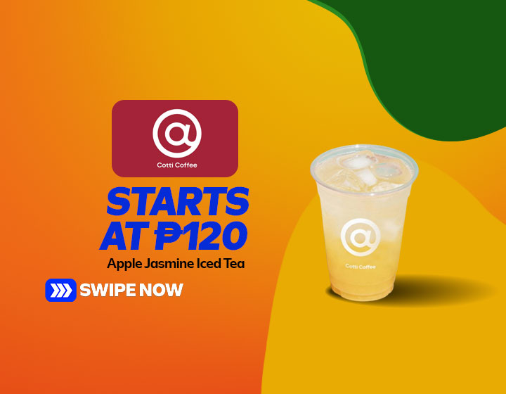 Apple Jasmine Iced Tea starts at P120