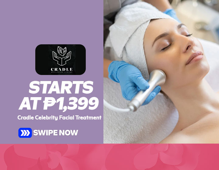 Cradle Celebrity Facial Treatment starts at P1,399