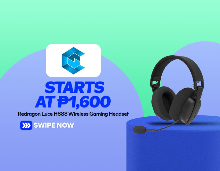 Redragon Luce H888 Tri-Mode Wireless Gaming Headset starts at P1,600