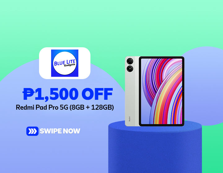 P1,500 Off on Redmi Pad Pro 5G (8GB + 128GB