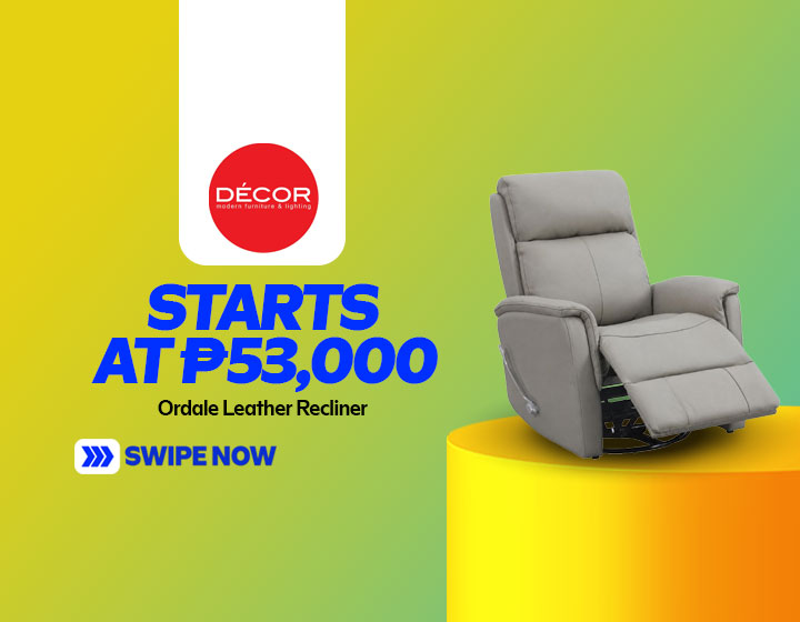 ORDALE Leather Recliner starts at P53,000