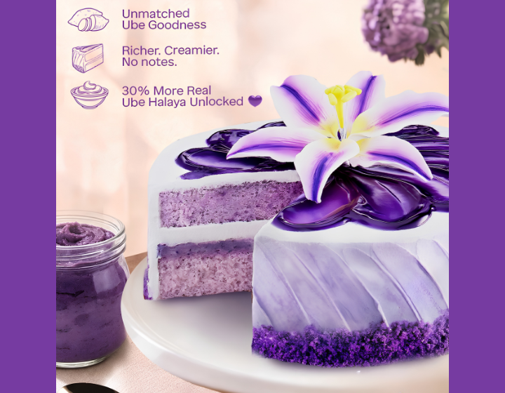 Ube Bloom Cake Starts at P250