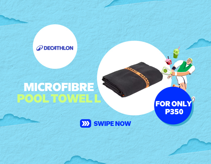 DECATHLON MICROFIBRE POOL TOWEL L