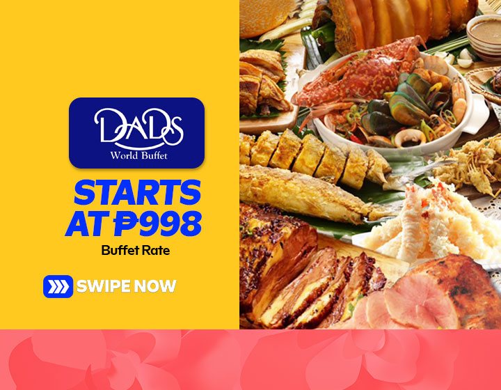Buffet starts at P998