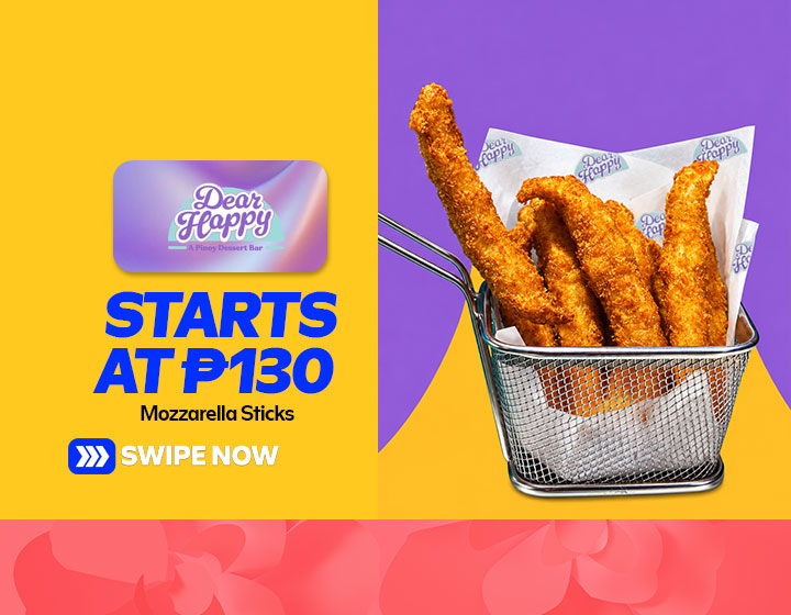 Mozzarella Sticks start at P130