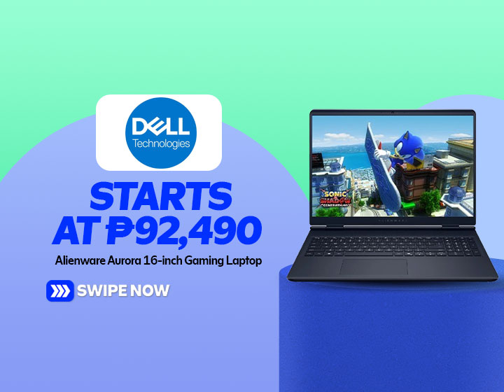 Alienware Aurora 16-inch Gaming Laptop with Freebies starts at P92,490