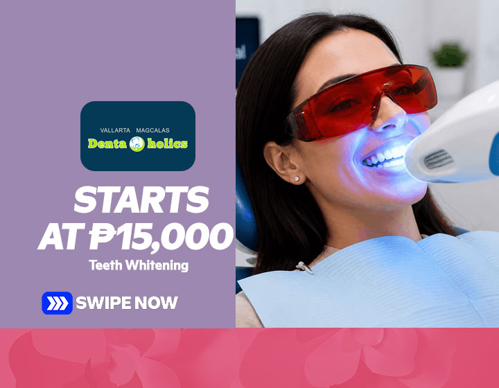 Teeth Whitening starts at P15,000