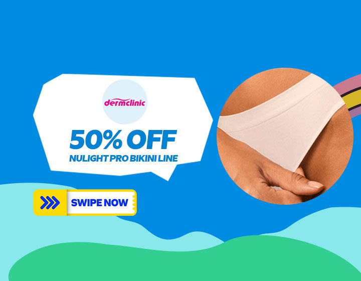 50% OFF NuLight Pro Bikini Line (6 Sessions)
