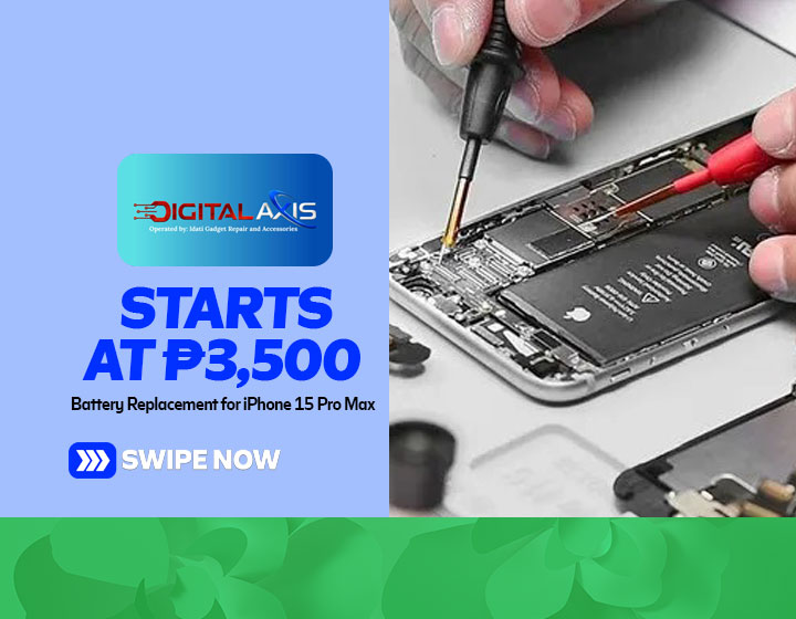 Battery Replacement for iPhone 15 Pro Max starts at P3,500