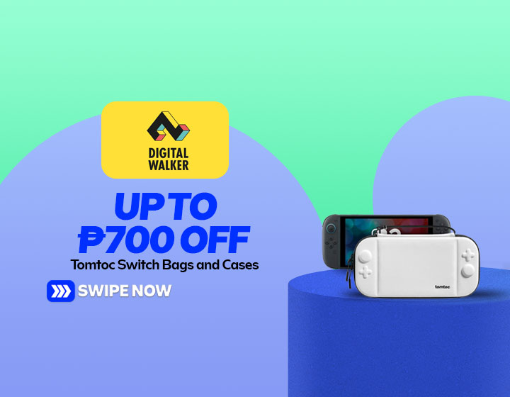 Enjoy up to P700 Off on tomtoc Switch Bags and Cases with your Nintendo Switch 2 Purchase