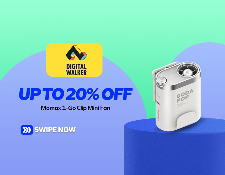 Save up to 20% Momax 1-Go Clip Mini Fan