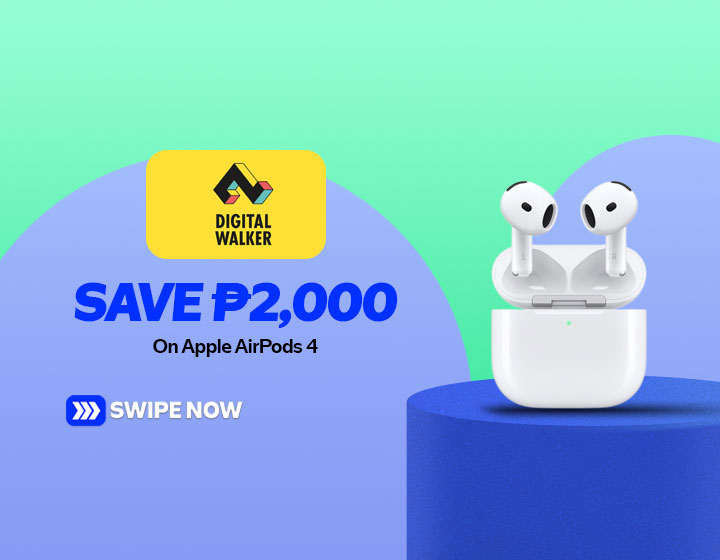 Save P2,000 on Apple AirPods 4 (without ANC) 