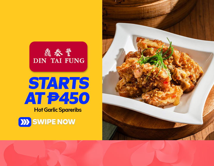 Hot Garlic Spareribs starts at P450