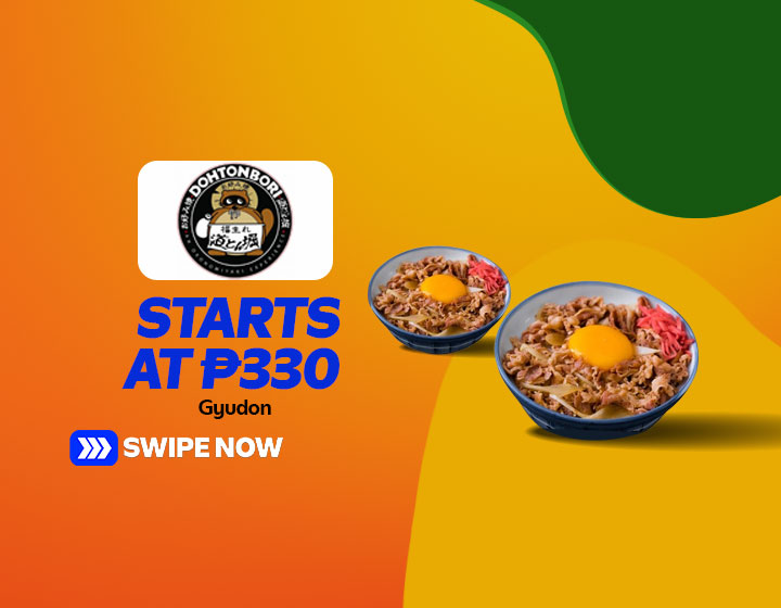 Gyudon starts at P330 