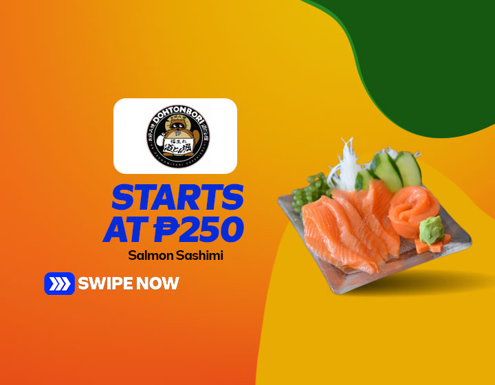 Salmon Sashimi starts at P250