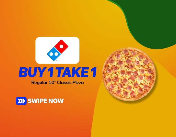 Buy 1 Take 1 Regular 10" Classic Pizza starts at P319