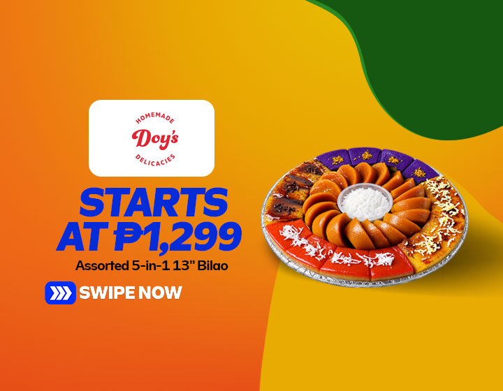 Assorted 5-in-1 13" Bilao starts at P1,299