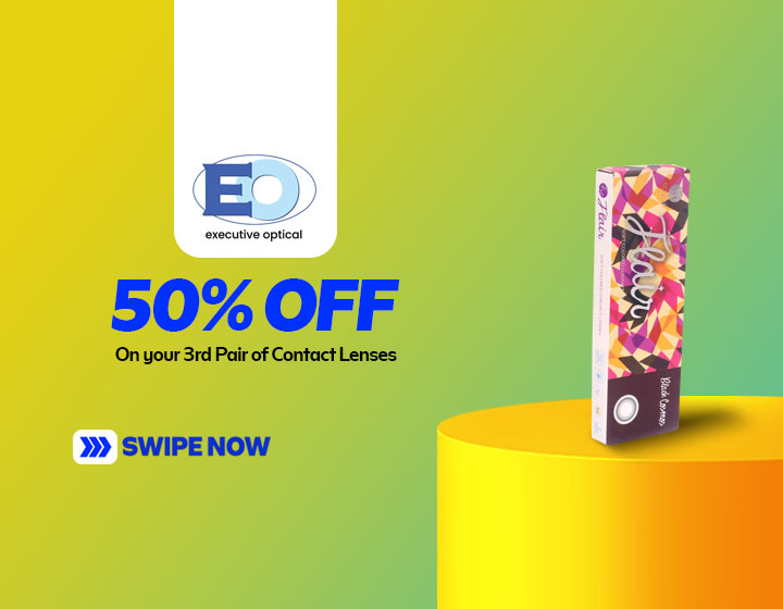 Enjoy 50% OFF on your 3rd Pair of Contact Lenses