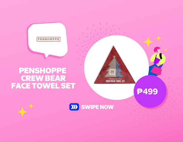 Penshoppe Crew Bear Face Towel Set