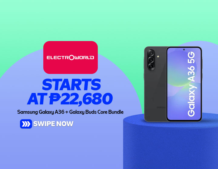 Samsung Galaxy A36 and Samsung Galaxy Buds Core Bundle starts at P22,680