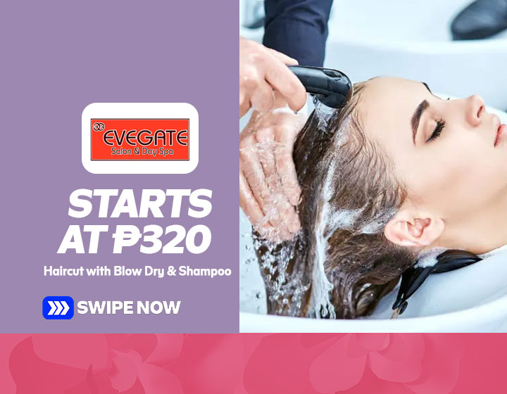 Haircut with Blow Dry & Shampoo starts at P320