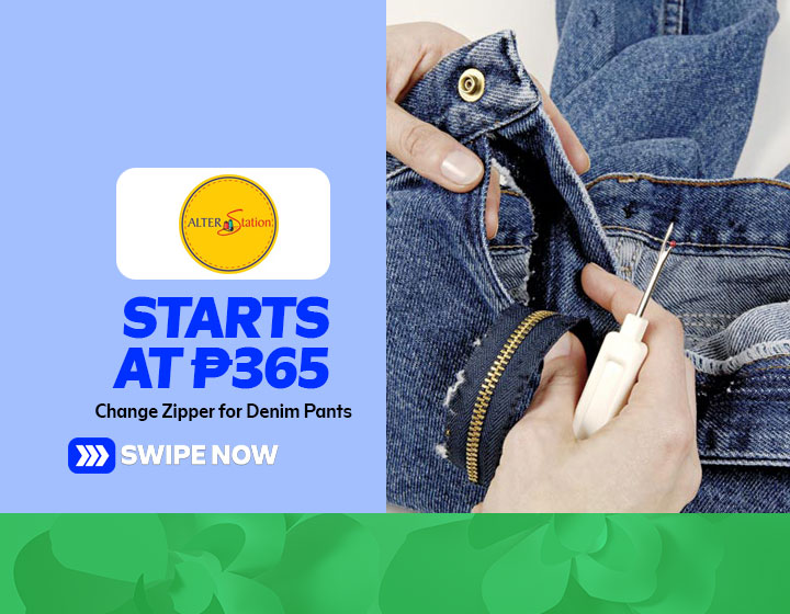 Change Zipper for Denim Pants starts at P365